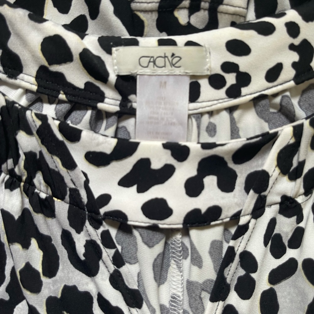 Cache - Animal Print Top - Picture 3 of 4